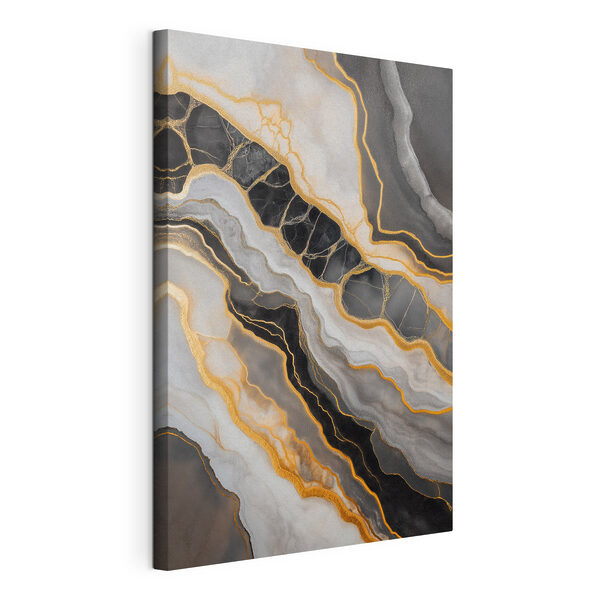 Canvas Schilderijen Elegante golven in zwart en wit (Artikelnummer: s48657) Canvas Schilderijen Canvas Schilderijen Elegante golven in zwart en wit (Artikelnummer: s48657)