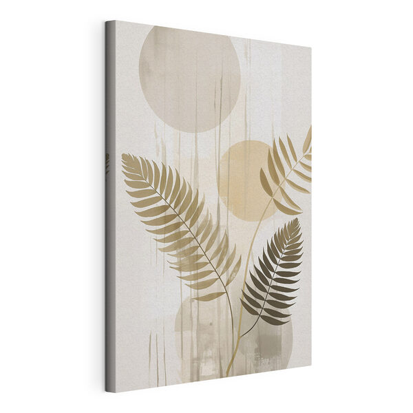 Canvas Schilderijen Zacht bladwerk gaat hand in hand met subtiele abstracte vormen (Artikelnummer: s48662) Canvas Schilderijen Canvas Schilderijen Zacht bladwerk gaat hand in hand met subtiele abstracte vormen (Artikelnummer: s48662)