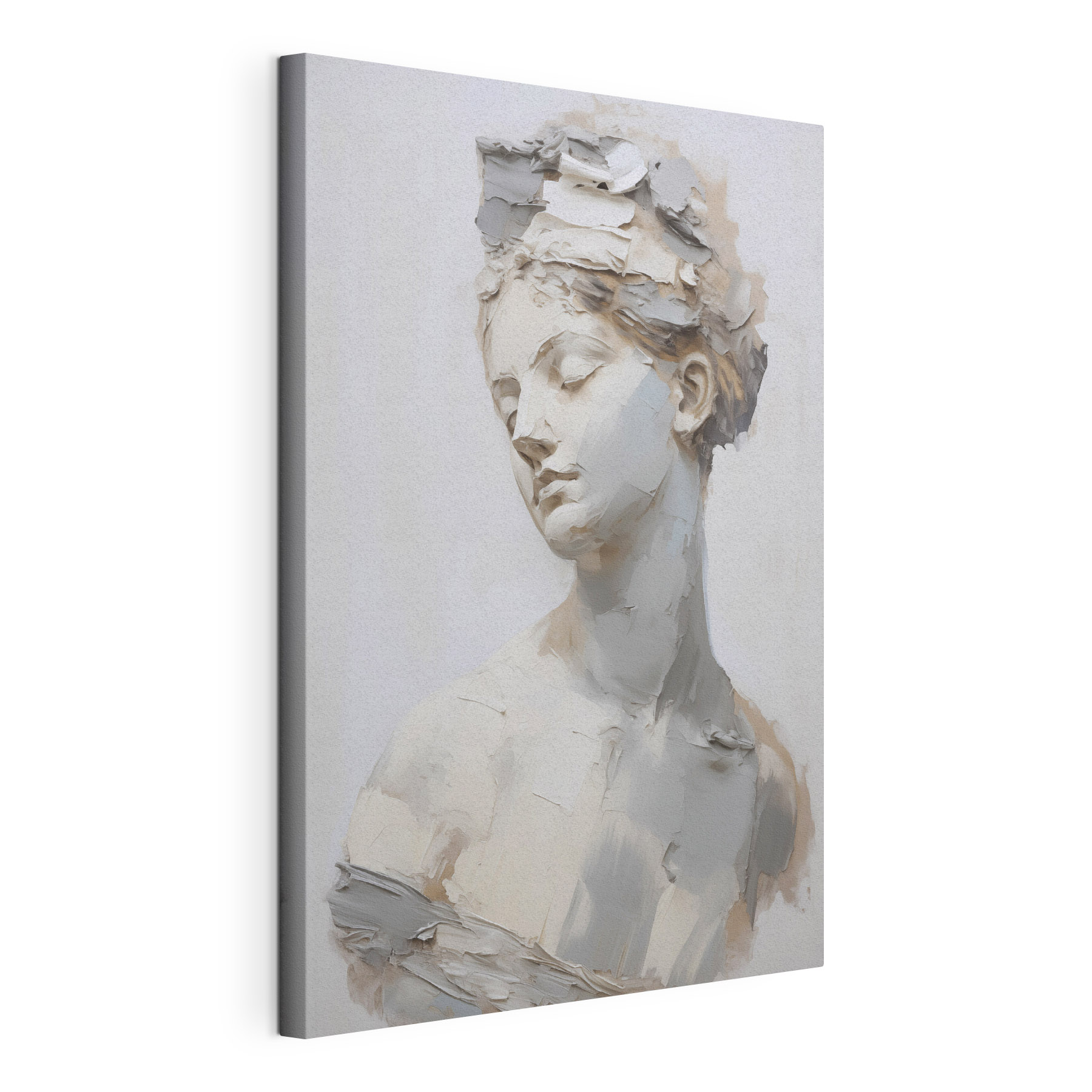 Plaster bust of a woman Plaster bust of a woman