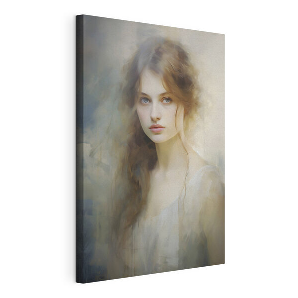 Canvas Schilderijen Vrouw met lang haar (Artikelnummer: s48682) Canvas Schilderijen Canvas Schilderijen Vrouw met lang haar (Artikelnummer: s48682)