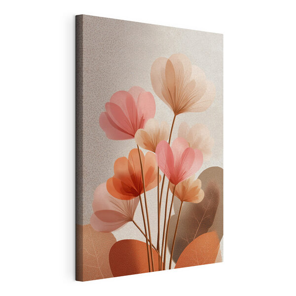 Canvas Schilderijen Verfijnde bloemen in zachte pasteltinten (Artikelnummer: s48707) Canvas Schilderijen Canvas Schilderijen Verfijnde bloemen in zachte pasteltinten (Artikelnummer: s48707)