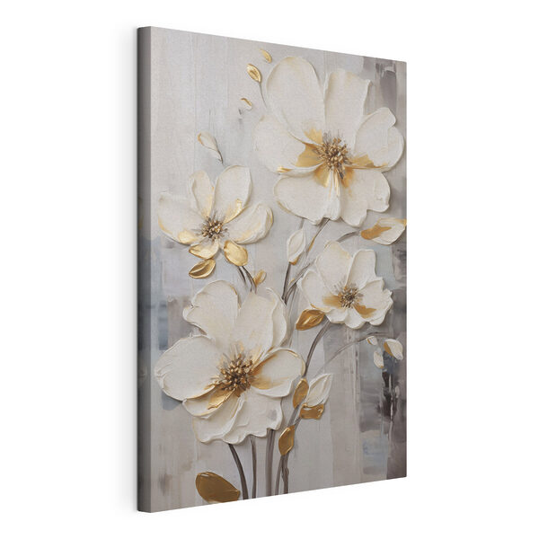 Canvas Schilderijen Verfijnde bloemen in rustgevende tinten (Artikelnummer: s48721) Canvas Schilderijen Canvas Schilderijen Verfijnde bloemen in rustgevende tinten (Artikelnummer: s48721)