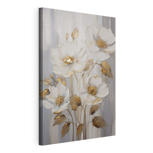 Canvas Schilderijen Verfijnde bloemen in rustige kleuren (Artikelnummer: s48722) Canvas Schilderijen Canvas Schilderijen Verfijnde bloemen in rustige kleuren (Artikelnummer: s48722)