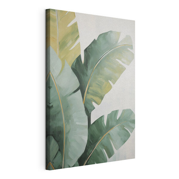 Canvas Schilderijen Frisse groene bladeren tegen een zachte achtergrond (Artikelnummer: s48764) Canvas Schilderijen Canvas Schilderijen Frisse groene bladeren tegen een zachte achtergrond (Artikelnummer: s48764)