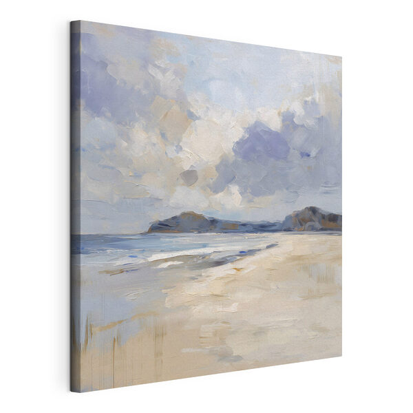 Canvas Schilderijen Strand met een zandstrand en bergen in de verte (Artikelnummer: s48791) Canvas Schilderijen Canvas Schilderijen Strand met een zandstrand en bergen in de verte (Artikelnummer: s48791)