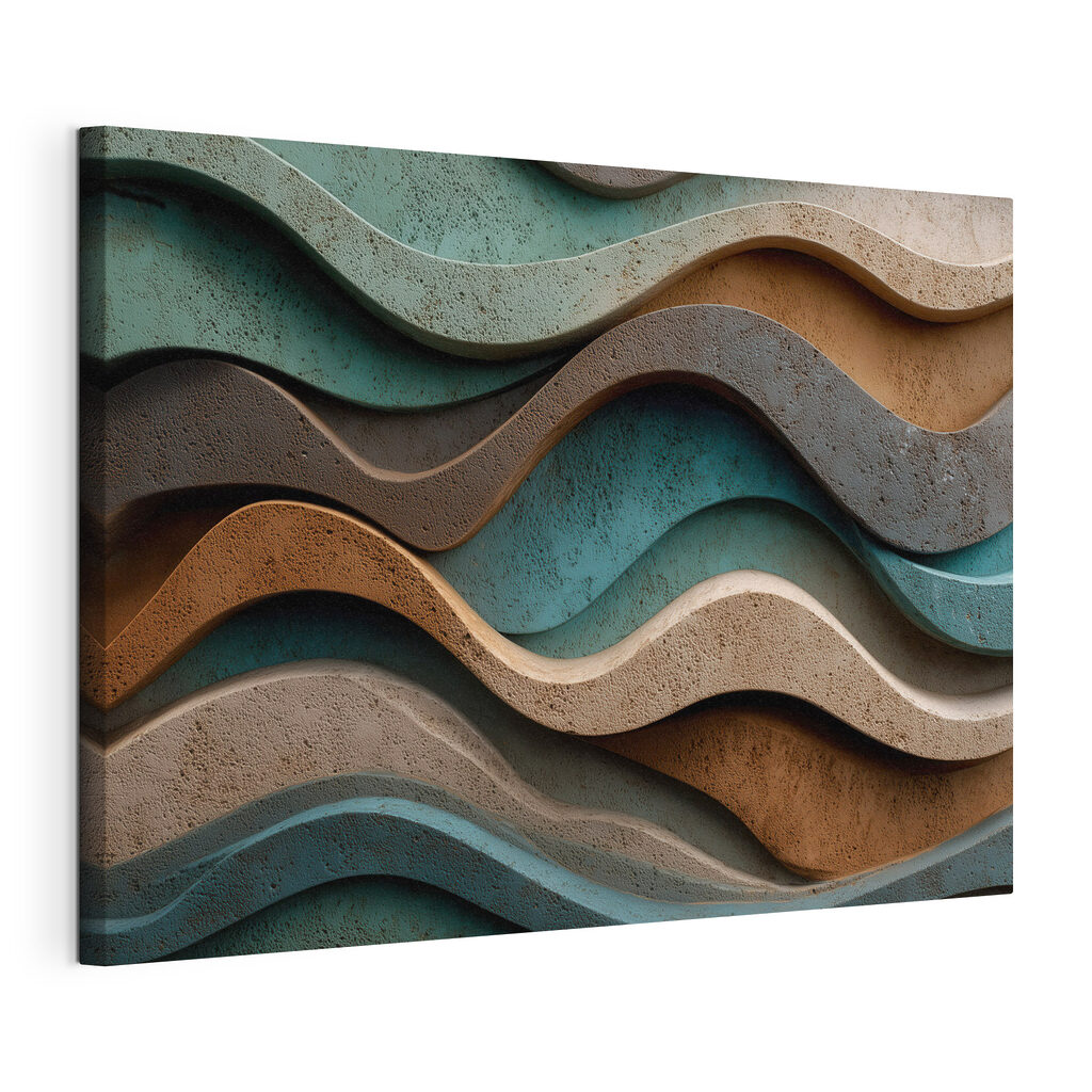 Flowing shapes in earthy tones Flowing shapes in earthy tones