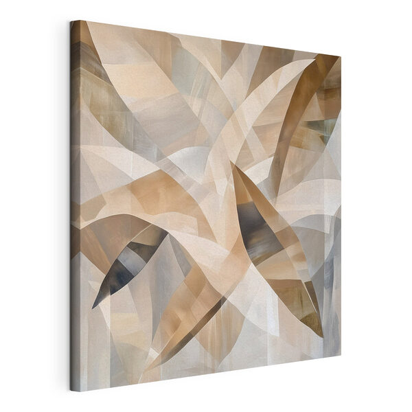 Canvas Schilderijen Abstracte golven in warme tinten (Artikelnummer: s48847) Canvas Schilderijen Canvas Schilderijen Abstracte golven in warme tinten (Artikelnummer: s48847)