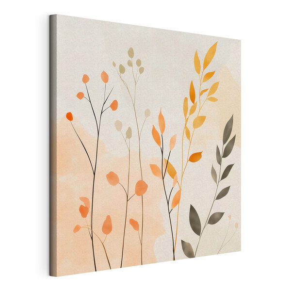 Canvas Schilderijen Schilderij van bladeren en takken (Artikelnummer: s48873) Canvas Schilderijen Canvas Schilderijen Schilderij van bladeren en takken (Artikelnummer: s48873)