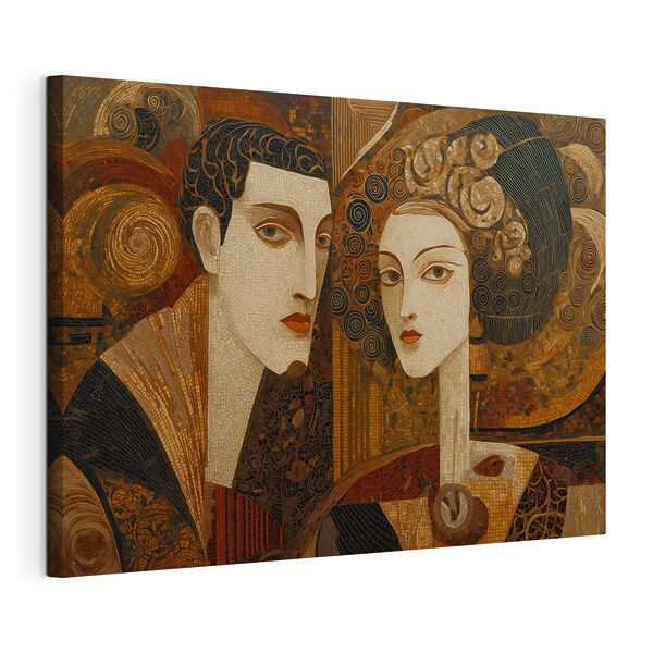 Canvas Schilderijen Schilderij van een man en een vrouw (Artikelnummer: s48933) Canvas Schilderijen Canvas Schilderijen Schilderij van een man en een vrouw (Artikelnummer: s48933)