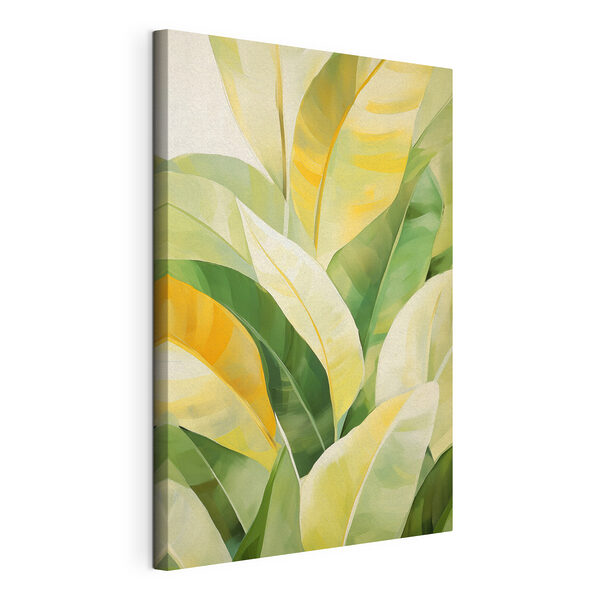 Canvas Schilderijen Frisse groene tinten en zachte gele tinten gaan prachtig samen (Artikelnummer: s48937) Canvas Schilderijen Canvas Schilderijen Frisse groene tinten en zachte gele tinten gaan prachtig samen (Artikelnummer: s48937)