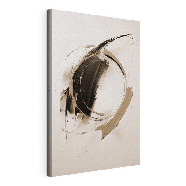 Canvas Schilderijen Zwart-witte cirkel met een cirkel in het midden (Artikelnummer: s48939) Canvas Schilderijen Canvas Schilderijen Zwart-witte cirkel met een cirkel in het midden (Artikelnummer: s48939)