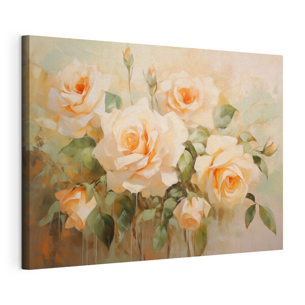 Canvas Schilderijen Schilderij van bloemen op een witte ondergrond (Artikelnummer: s48947) Canvas Schilderijen Canvas Schilderijen Schilderij van bloemen op een witte ondergrond (Artikelnummer: s48947)