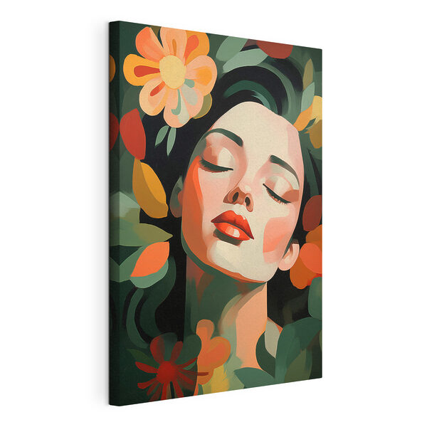 Canvas Schilderijen Rustige schoonheid te midden van bloemrijke kleuren (Artikelnummer: s48959) Canvas Schilderijen Canvas Schilderijen Rustige schoonheid te midden van bloemrijke kleuren (Artikelnummer: s48959)
