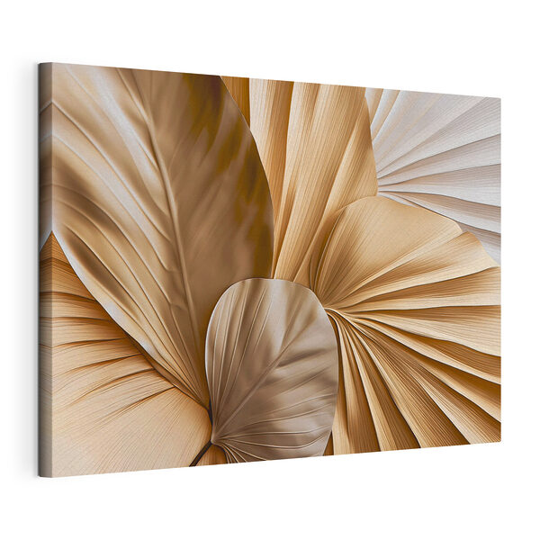 Canvas Schilderijen Canvas Schilderijen - Elegante lagen van natuurlijke vormen (Artikelnummer: s48964)