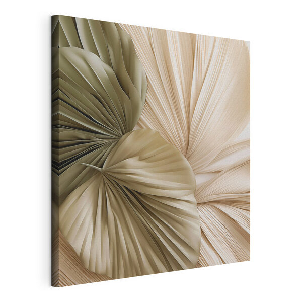 Elegante plooien van natuurlijke vormen Canvas Schilderijen Elegante plooien van natuurlijke vormen