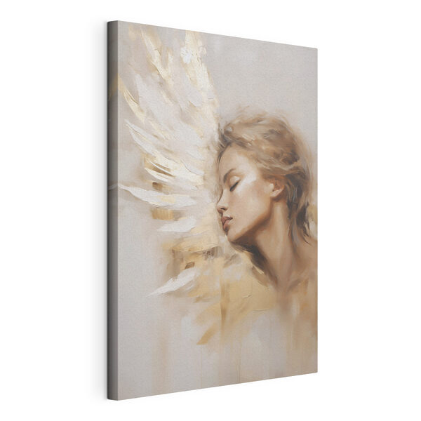 Canvas Schilderijen Canvas Schilderijen Schilderij van een vrouw met vleugels (Artikelnummer: s48979)