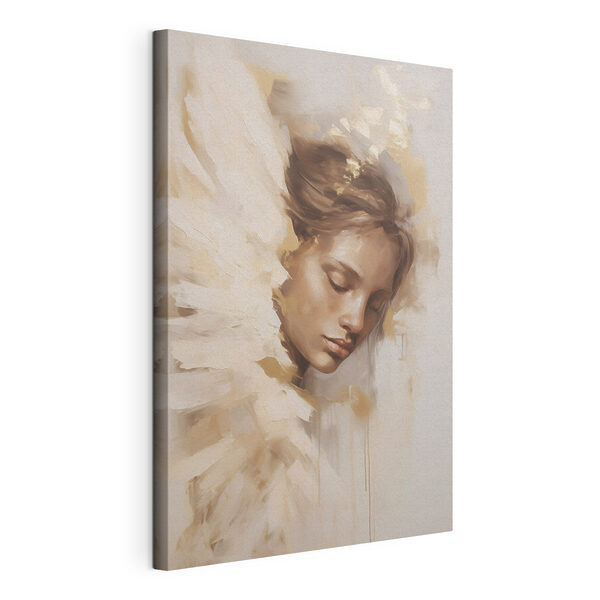 Canvas Schilderijen Canvas Schilderijen Schilderij van het gezicht van een vrouw (Artikelnummer: s48980)