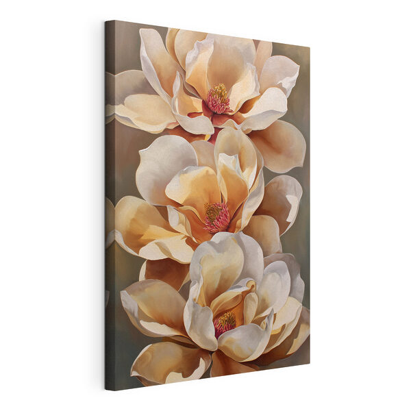 Canvas Schilderijen Zachte bloemen in warme tinten (Artikelnummer: s49014) Canvas Schilderijen Canvas Schilderijen Zachte bloemen in warme tinten (Artikelnummer: s49014)