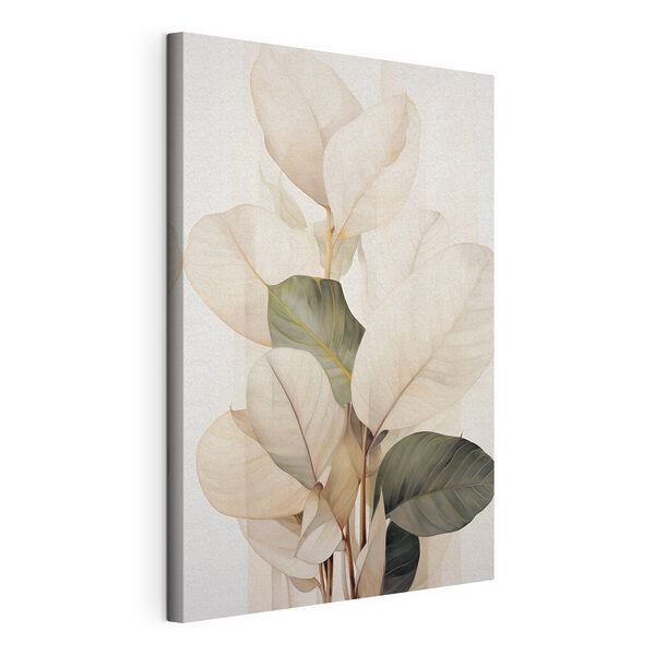 Canvas Schilderijen Elegante bladeren in zachte tinten (Artikelnummer: s49026) Canvas Schilderijen Canvas Schilderijen Elegante bladeren in zachte tinten (Artikelnummer: s49026)
