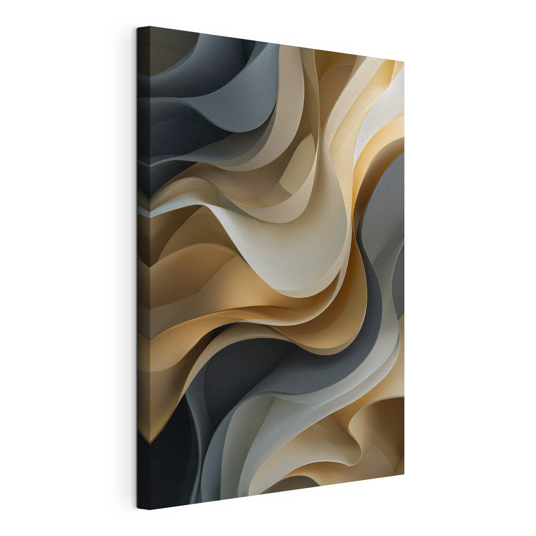 Rippled layers of soft colors