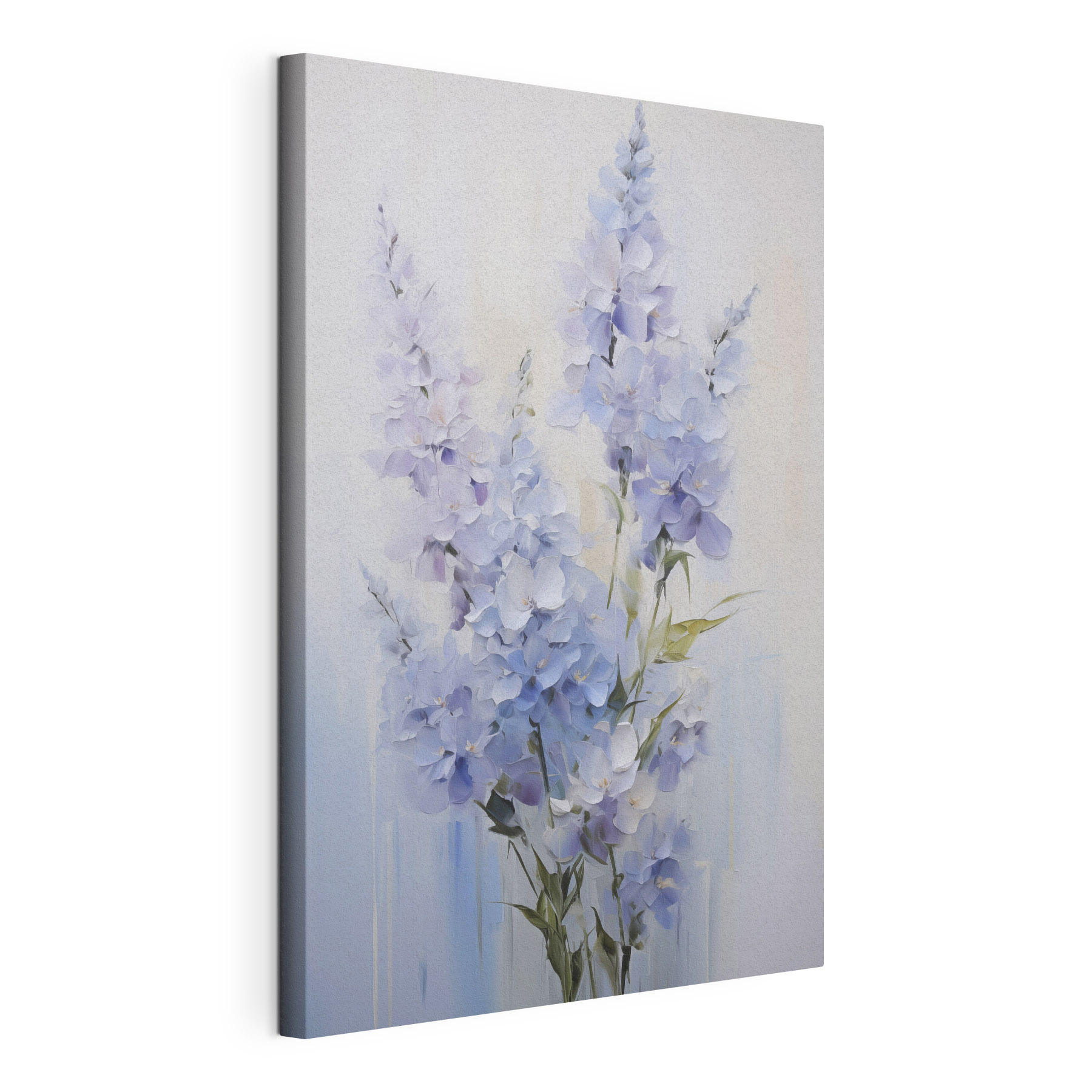 Painting of flowers on a white background
