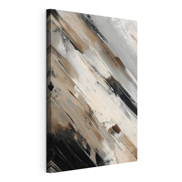 Canvas Schilderijen Abstracte penseelstreken in aardse kleuren (Artikelnummer: s49112) Canvas Schilderijen Canvas Schilderijen Abstracte penseelstreken in aardse kleuren (Artikelnummer: s49112)