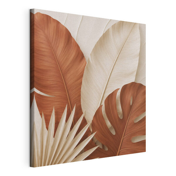Canvas Schilderijen Groep bruine en witte bladeren (Artikelnummer: s49133) Canvas Schilderijen Canvas Schilderijen Groep bruine en witte bladeren (Artikelnummer: s49133)