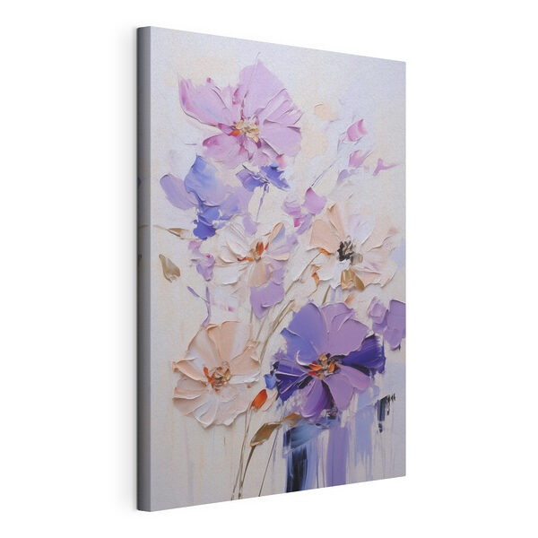 Canvas Schilderijen Schilderij van bloemen op een witte ondergrond (Artikelnummer: s49135) Canvas Schilderijen Canvas Schilderijen Schilderij van bloemen op een witte ondergrond (Artikelnummer: s49135)