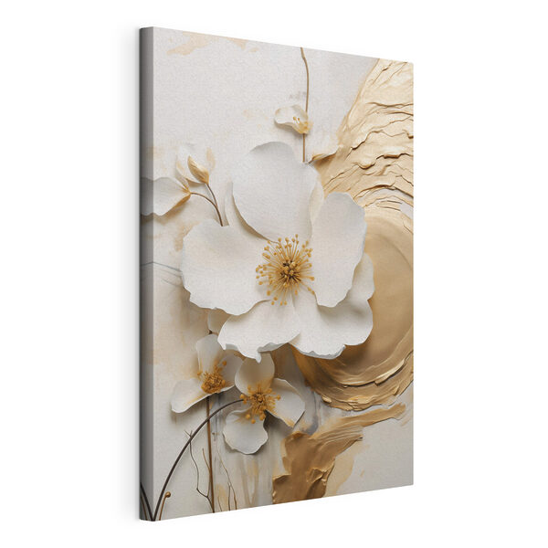 Canvas Schilderijen - Elegante bloemen met zachte texturen (Artikelnummer: s49153) Canvas Schilderijen Canvas Schilderijen - Elegante bloemen met zachte texturen (Artikelnummer: s49153)