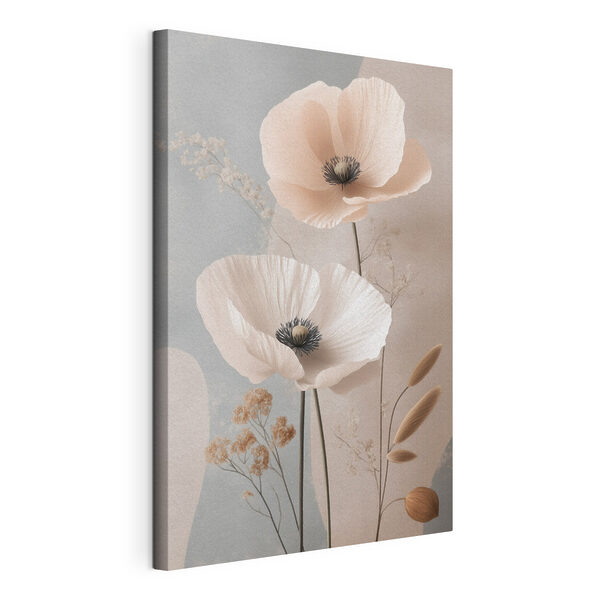 Canvas Schilderijen Verfijnde bloemen in zachte tinten (Artikelnummer: s49200) Canvas Schilderijen Canvas Schilderijen Verfijnde bloemen in zachte tinten (Artikelnummer: s49200)