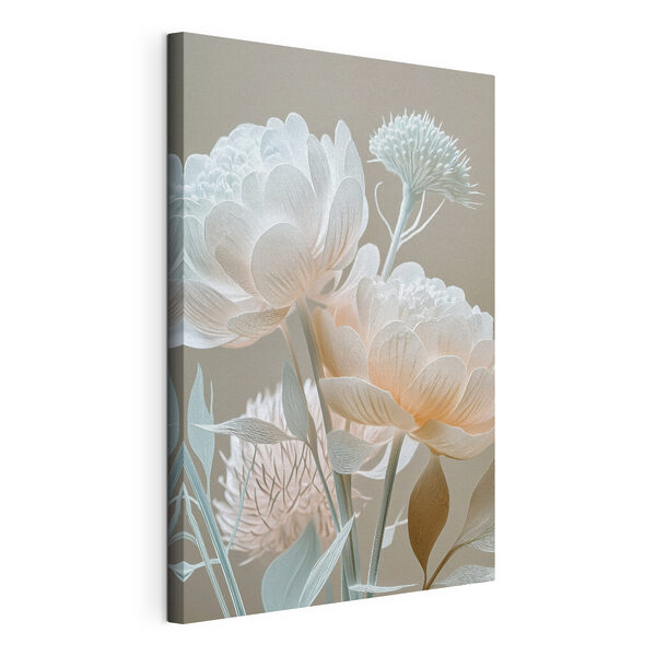 Canvas Schilderijen Verfijnde bloemen in zachte pasteltinten (Artikelnummer: s49210) Canvas Schilderijen Canvas Schilderijen Verfijnde bloemen in zachte pasteltinten (Artikelnummer: s49210)