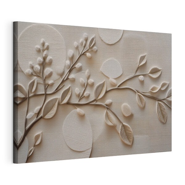 Canvas Schilderijen Canvas Schilderijen Wanddecoratie met textuur, geïnspireerd door de natuur (Artikelnummer: s49214)