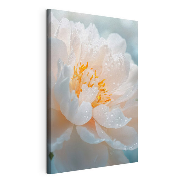 Canvas Schilderijen Tere bloemblaadjes, versierd met ochtenddauw (Artikelnummer: s49223) Canvas Schilderijen Canvas Schilderijen Tere bloemblaadjes, versierd met ochtenddauw (Artikelnummer: s49223)