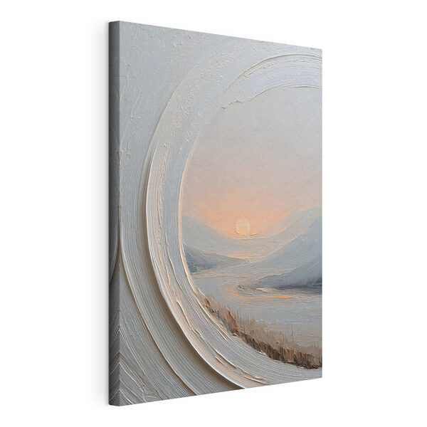 Canvas Schilderijen Witte en oranje lucht (Artikelnummer: s49235) Canvas Schilderijen Canvas Schilderijen Witte en oranje lucht (Artikelnummer: s49235)