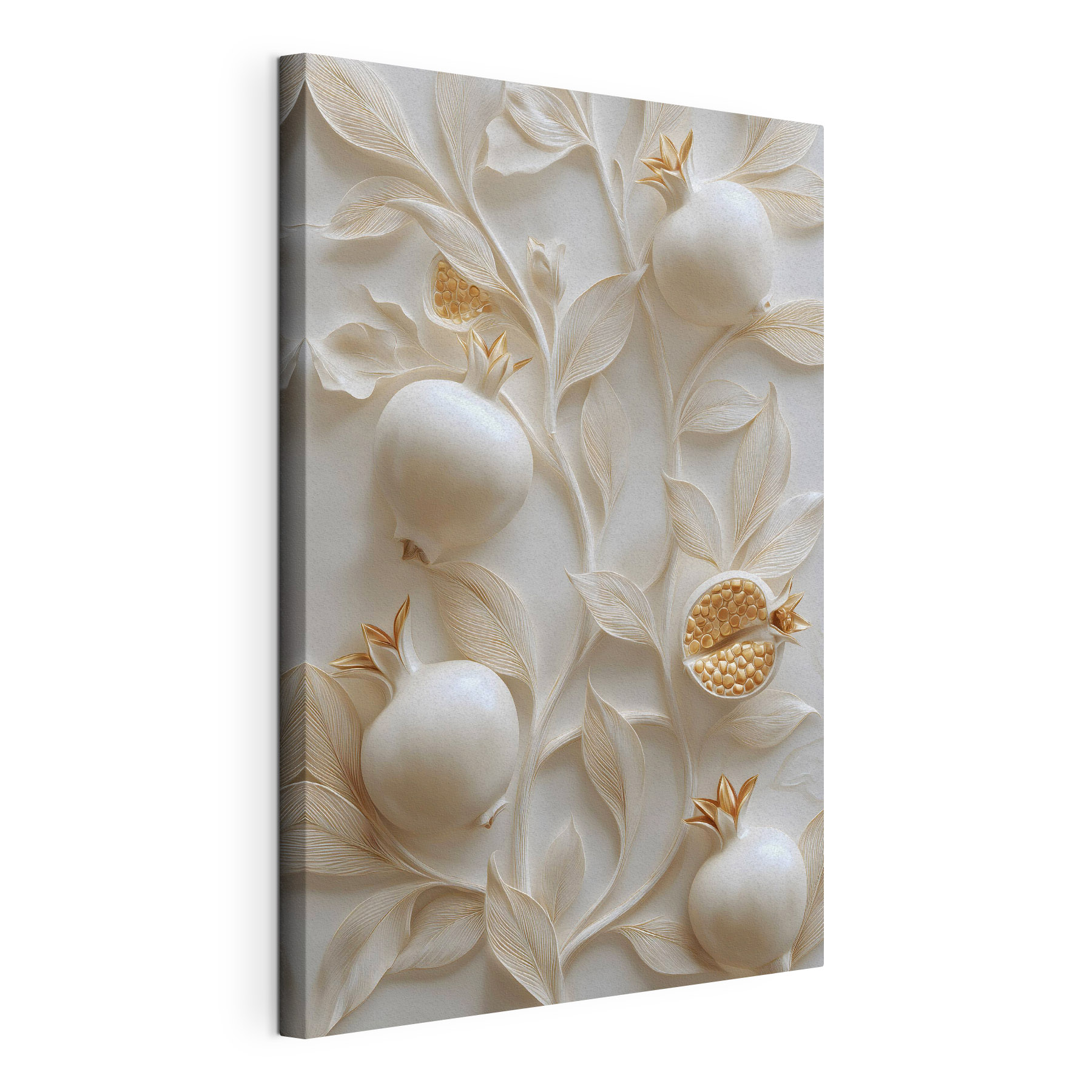 Elegant decor featuring pomegranate motifs Elegant decor featuring pomegranate motifs