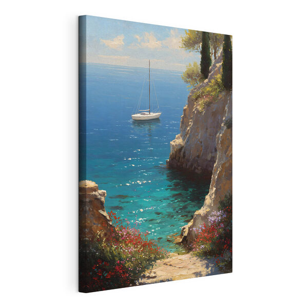 Canvas Schilderijen Zeilboot in het water (Artikelnummer: s49240) Canvas Schilderijen Canvas Schilderijen Zeilboot in het water (Artikelnummer: s49240)
