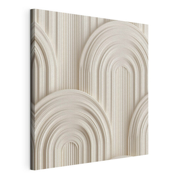 Canvas Schilderijen Witte muur met gebogen vormen (Artikelnummer: s49244) Canvas Schilderijen Canvas Schilderijen Witte muur met gebogen vormen (Artikelnummer: s49244)