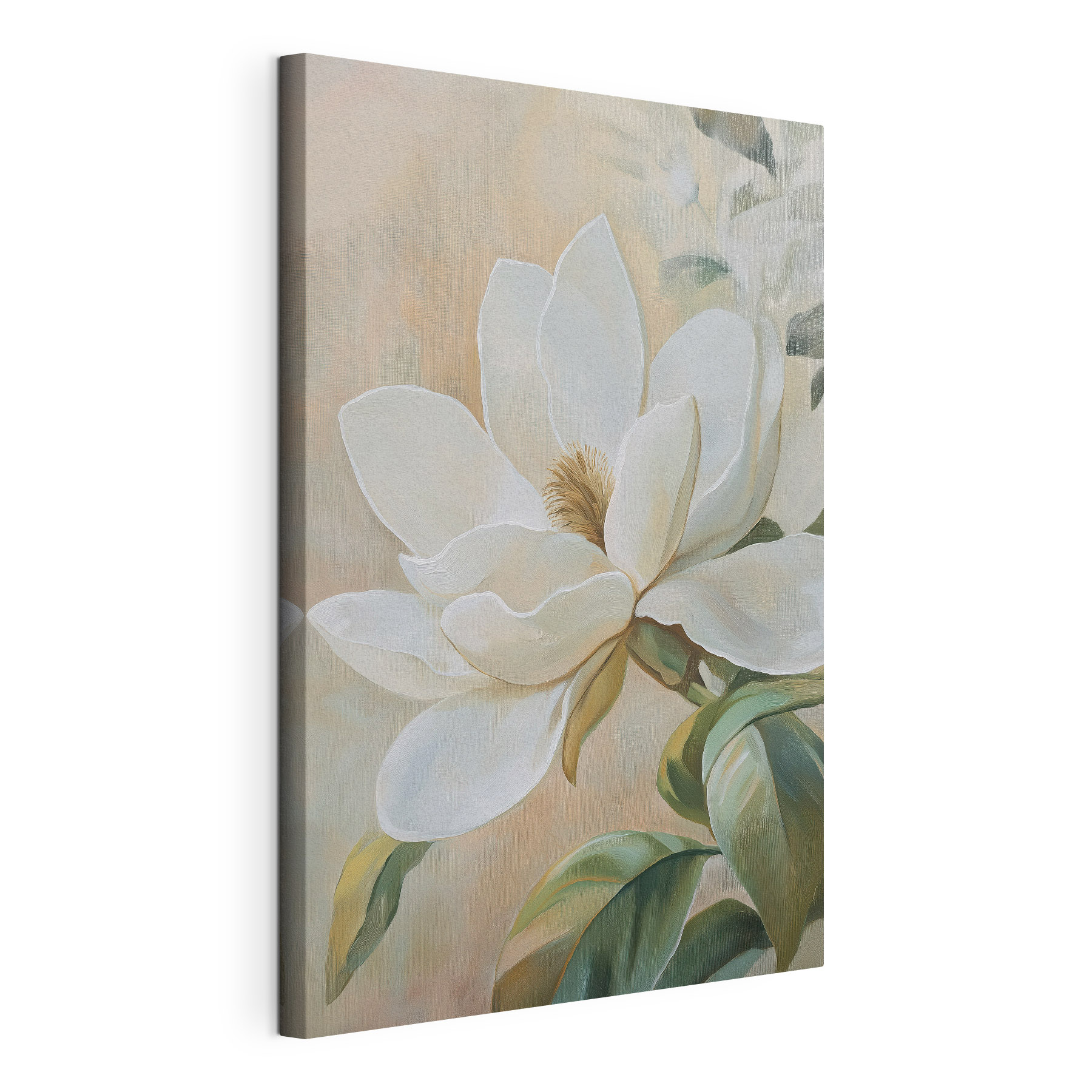 Painting of a white flower
