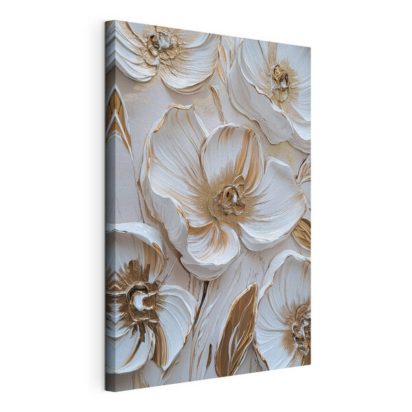 Canvas Schilderijen Verfijnde bloemen in zachte tinten (Artikelnummer: s49275) Canvas Schilderijen Canvas Schilderijen Verfijnde bloemen in zachte tinten (Artikelnummer: s49275)