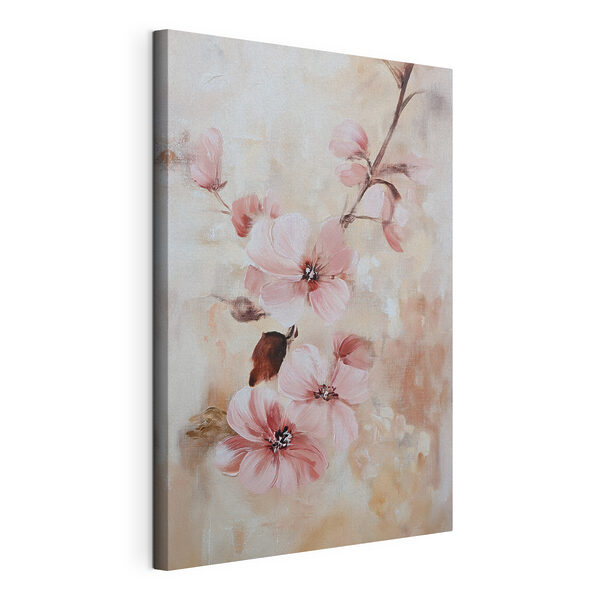 Canvas Schilderijen Schilderij van bloemen aan een tak (Artikelnummer: s49277) Canvas Schilderijen Canvas Schilderijen Schilderij van bloemen aan een tak (Artikelnummer: s49277)