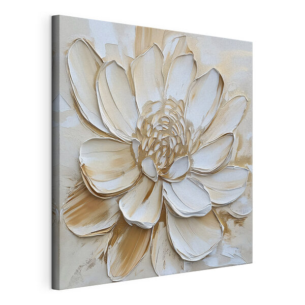 Canvas Schilderijen Fijne laagjes romige bloemblaadjes (Artikelnummer: s49290) Canvas Schilderijen Canvas Schilderijen Fijne laagjes romige bloemblaadjes (Artikelnummer: s49290)