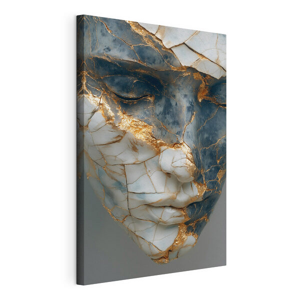 Gebroken beeld van een vrouw Canvas Schilderijen Gebroken beeld van een vrouw