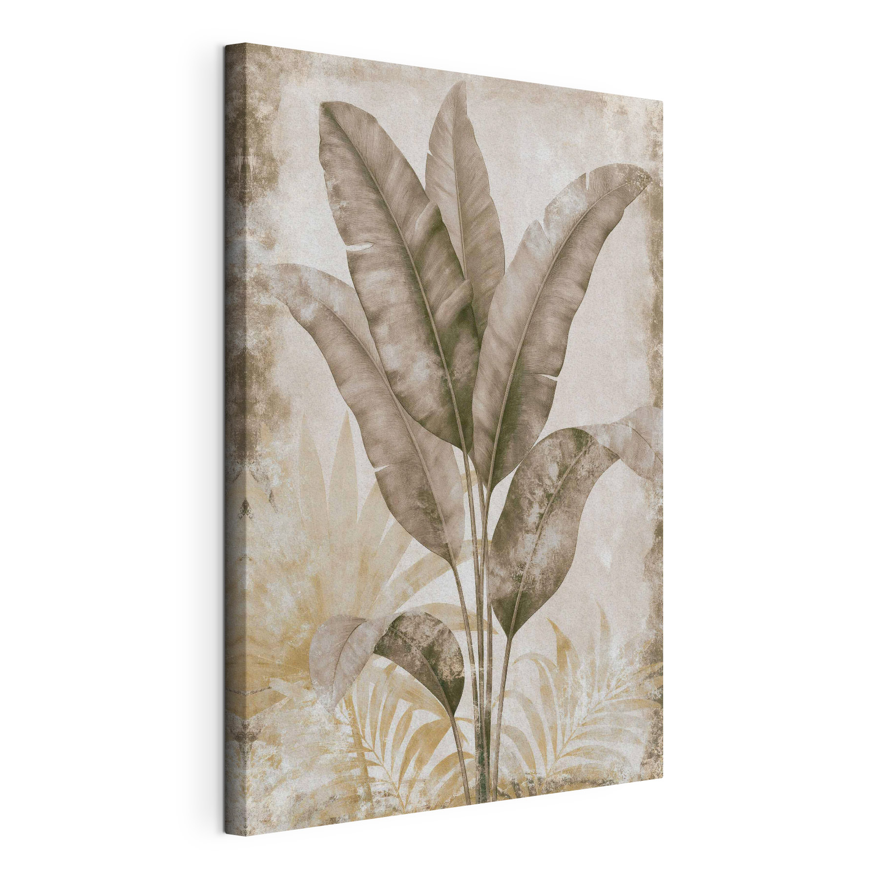 Whimsical foliage in soft tones