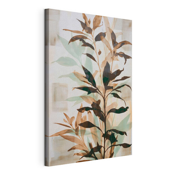 Canvas Schilderijen Plant met bladeren eraan (Artikelnummer: s49345) Canvas Schilderijen Canvas Schilderijen Plant met bladeren eraan (Artikelnummer: s49345)