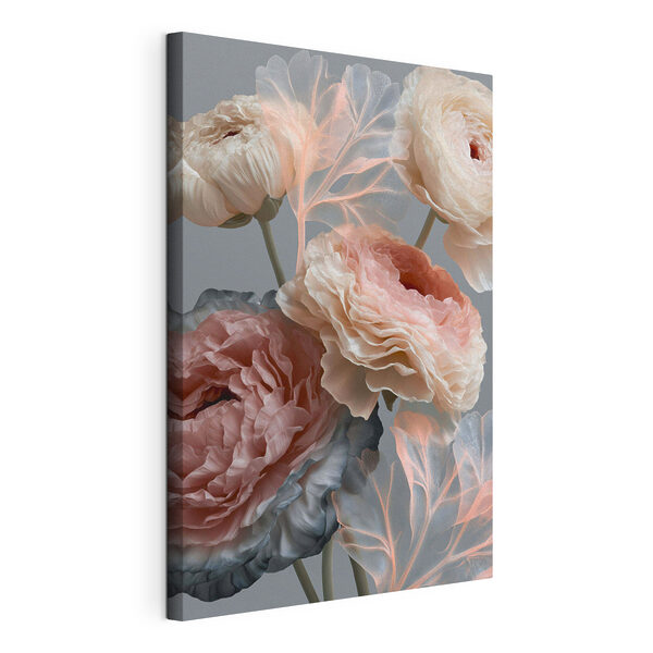 Canvas Schilderijen Verfijnde bloemen in zachte tinten (Artikelnummer: s49368) Canvas Schilderijen Canvas Schilderijen Verfijnde bloemen in zachte tinten (Artikelnummer: s49368)
