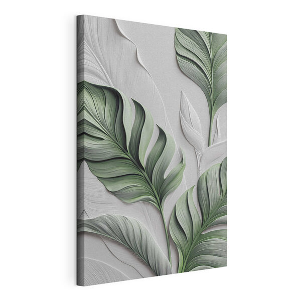 Canvas Schilderijen Zachte bladeren tegen een rustige achtergrond (Artikelnummer: s49369) Canvas Schilderijen Canvas Schilderijen Zachte bladeren tegen een rustige achtergrond (Artikelnummer: s49369)