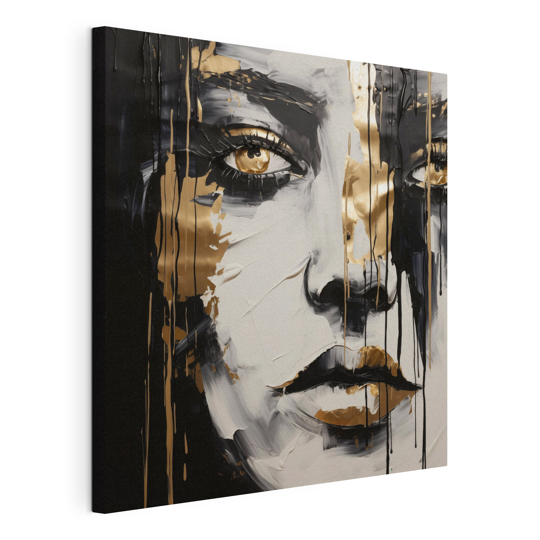 Emotive portrait in contrasting colors Emotive portrait in contrasting colors