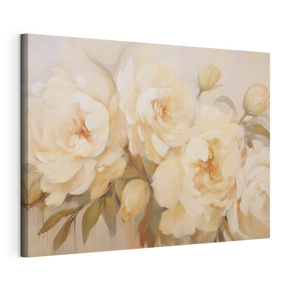Canvas Schilderijen Schilderij van bloemen op een witte achtergrond (Artikelnummer: s49446) Canvas Schilderijen Canvas Schilderijen Schilderij van bloemen op een witte achtergrond (Artikelnummer: s49446)