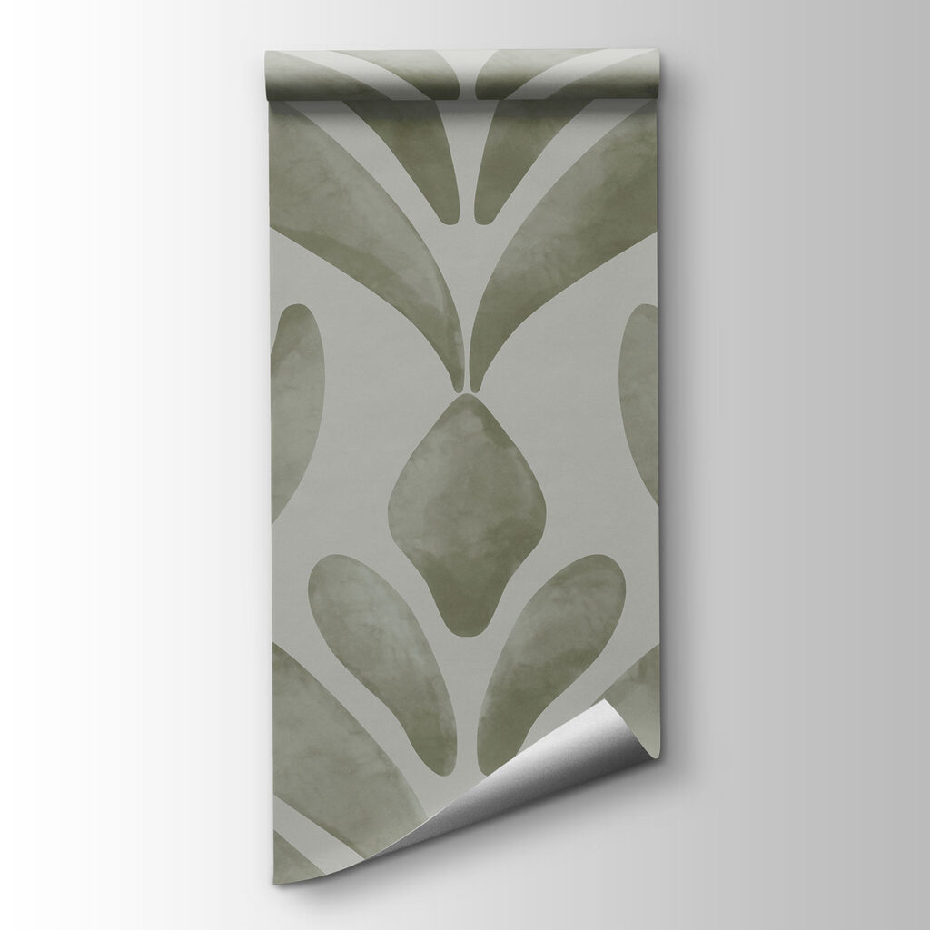 Pattern of leaves on a grey background Pattern of leaves on a grey background