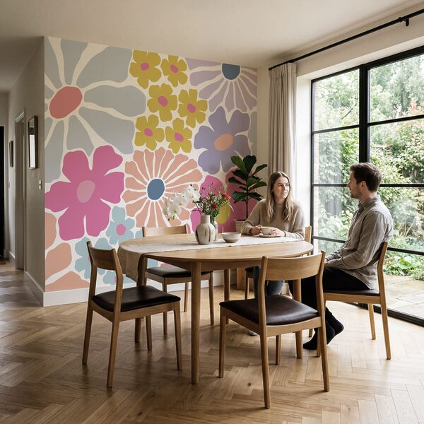 Kleurrijk bloemenpatroon Kleurrijk bloemenpatroon